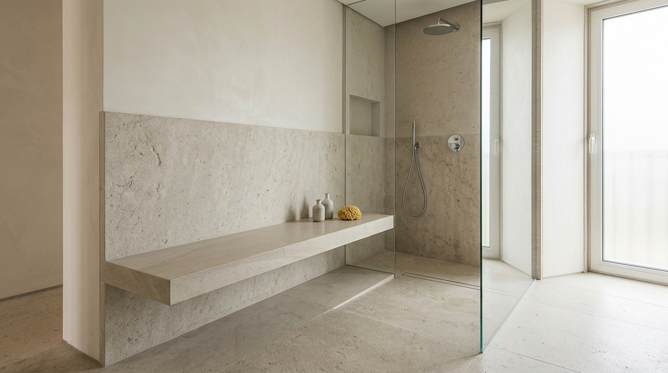 Built-in Shower Bench Guide 2026: Design & Install | Mudelar