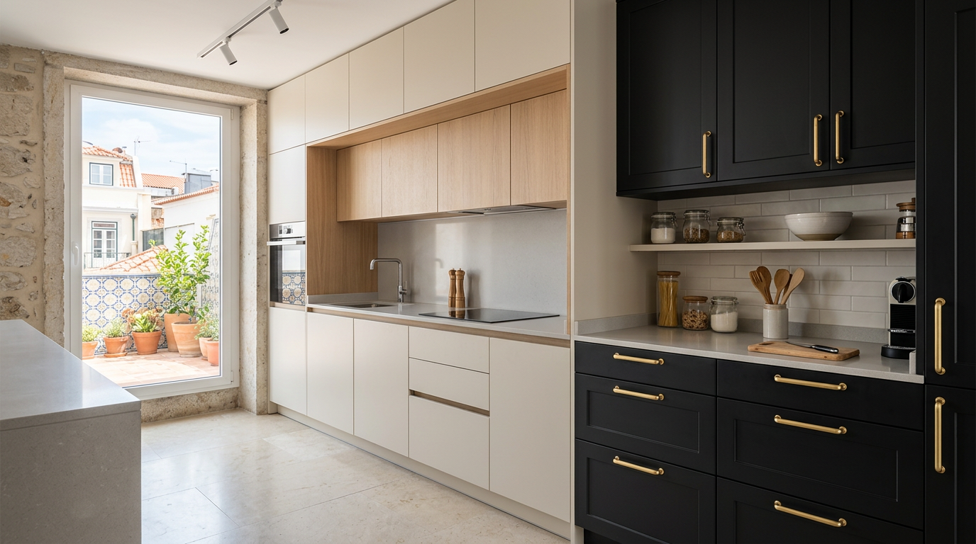 Handles vs Handleless Kitchens 2026: A Lisbon Guide | Mudelar