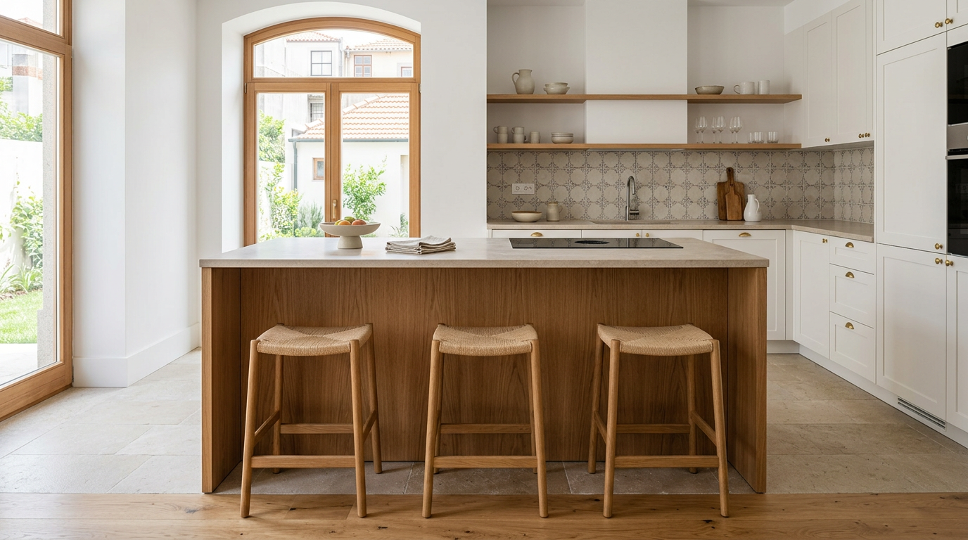 Kitchen Island with Stools: Sizing Guide for 2026 | Mudelar