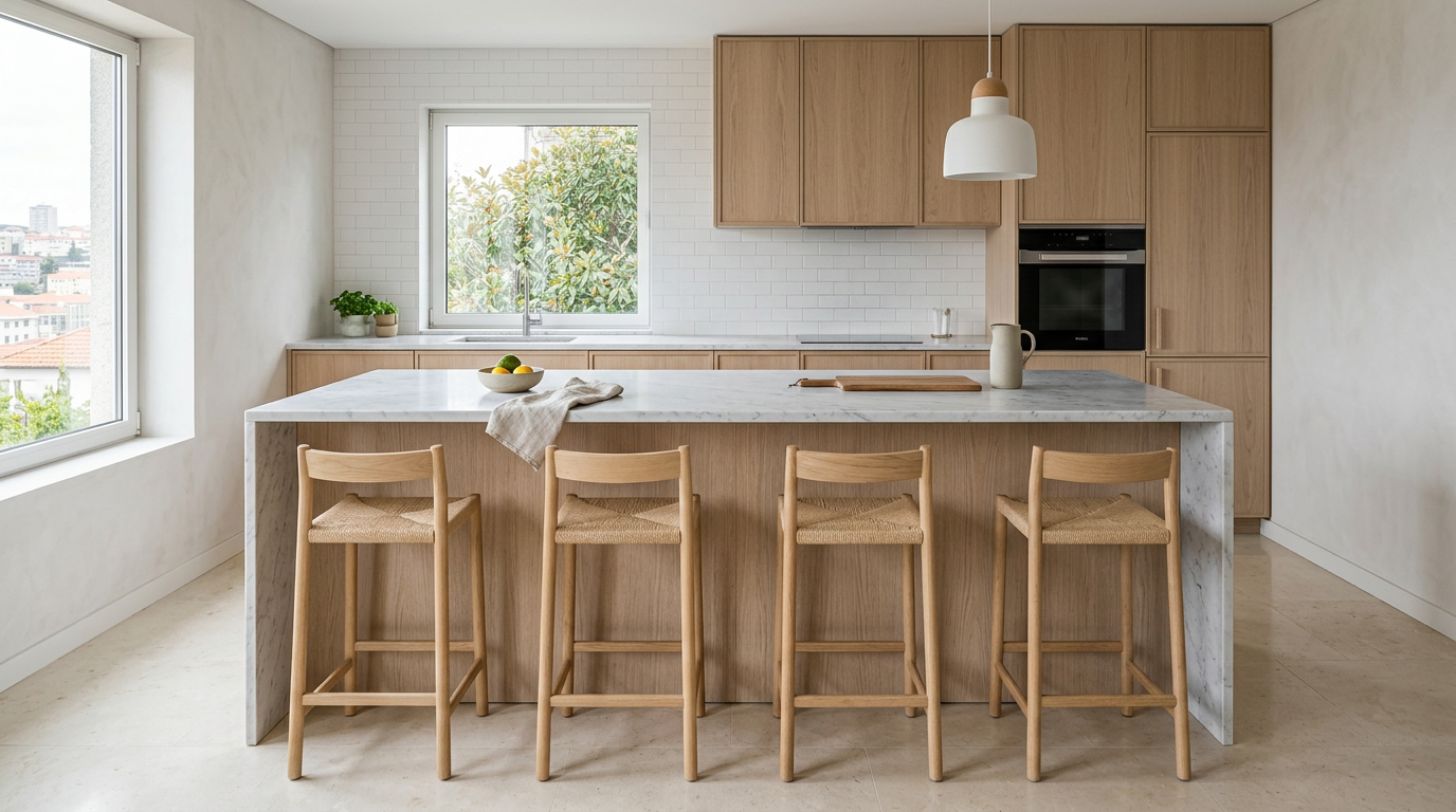 Kitchen Island with Stools Sizing Guide 2026 | Mudelar