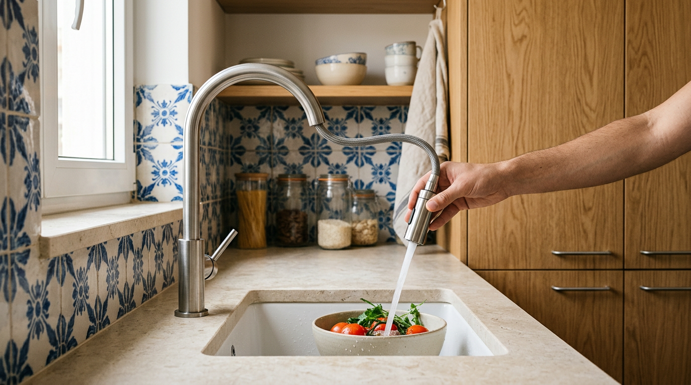 Pull-Out Kitchen Taps Guide 2026: A Pro's Advice | Mudelar