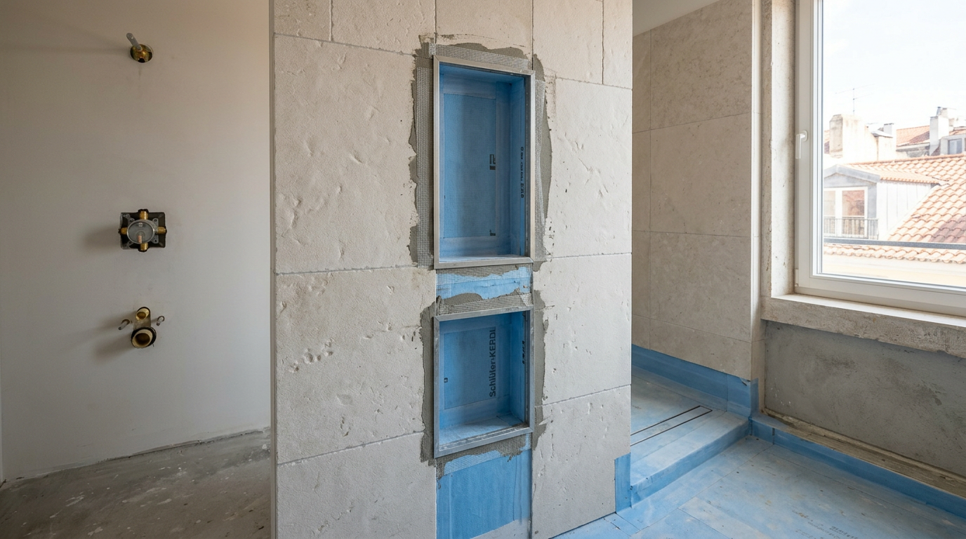 Shower Niches 2026: Sizing & Waterproofing Guide | Mudelar