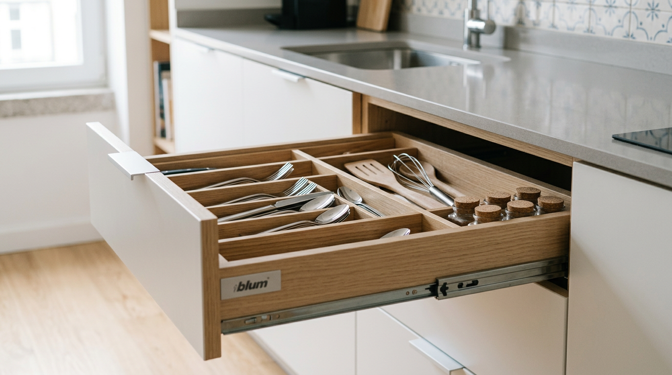 Soft-Close Drawers & Organisers for 2026 Kitchens | Mudelar